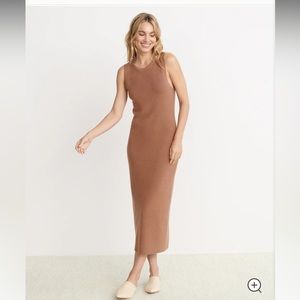 Jenni Kayne sleeveless sweater dress in clay